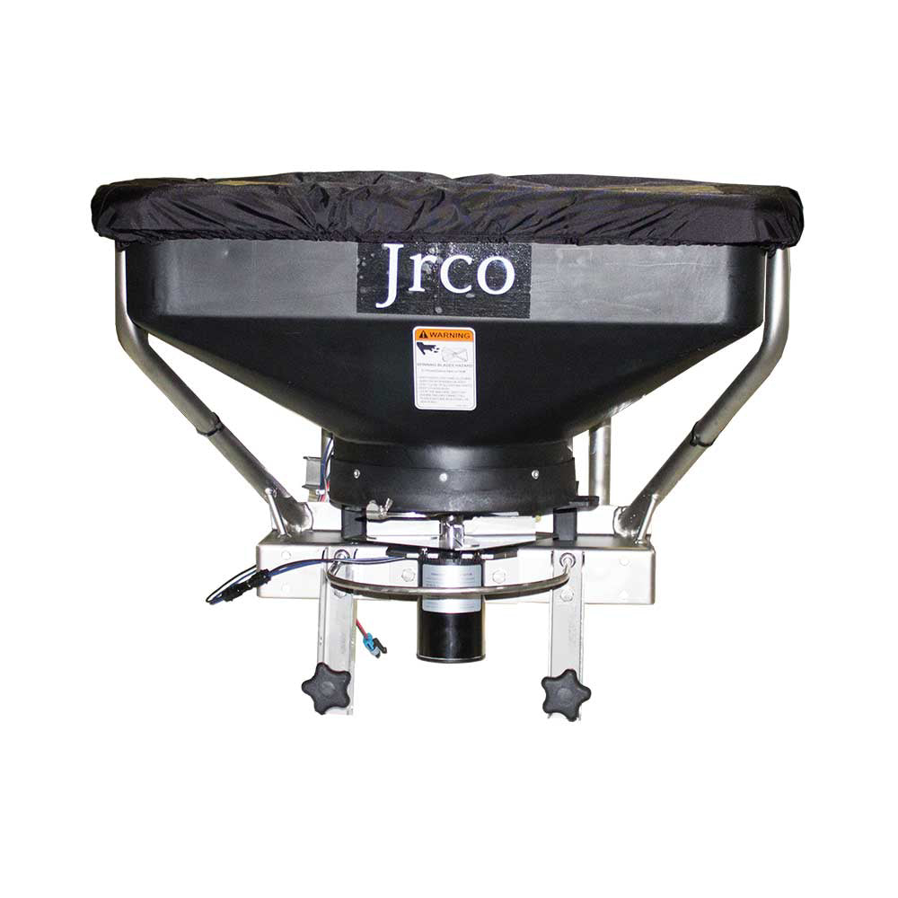 Jrco Broadcaster Spreader | Front Mount Mower Attachment | Foot Control | For Zero-Turn Mowers
